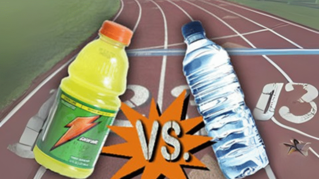 Side-by-side of Liquid I.V. vs Sports Drinks vs Water