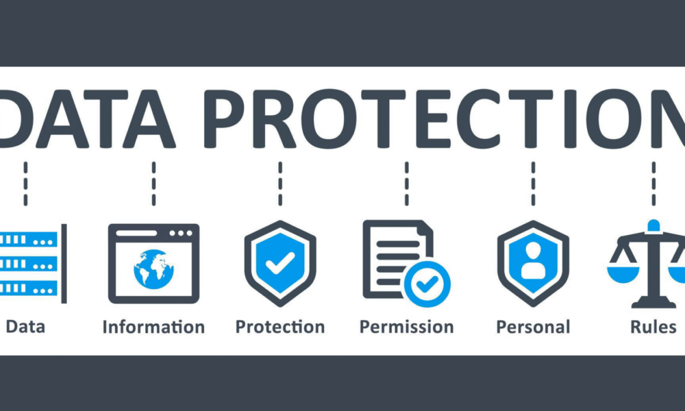 Data privacy and consent form illustration
