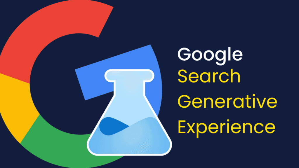Google Search Generative Experience (SGE) example showing AI-powered results and SEO optimization