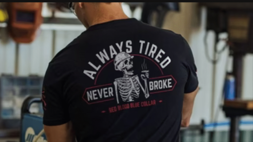 Grunt Style clothing at a patriotic event