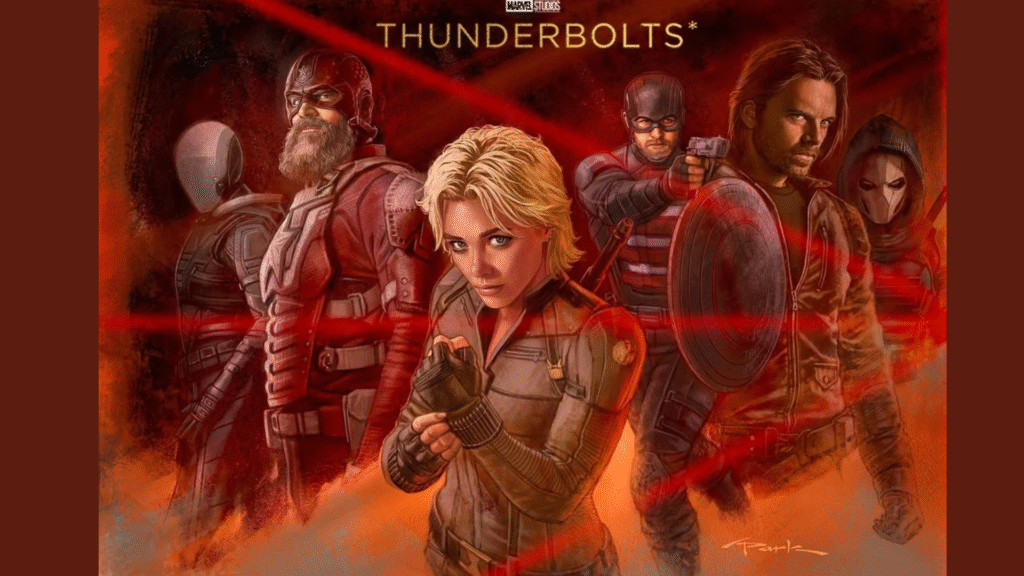 Marvel Thunderbolts poster art.