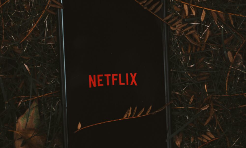Netflix app screenshot with trending row.