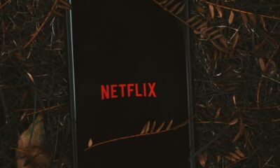 Netflix app screenshot with trending row.
