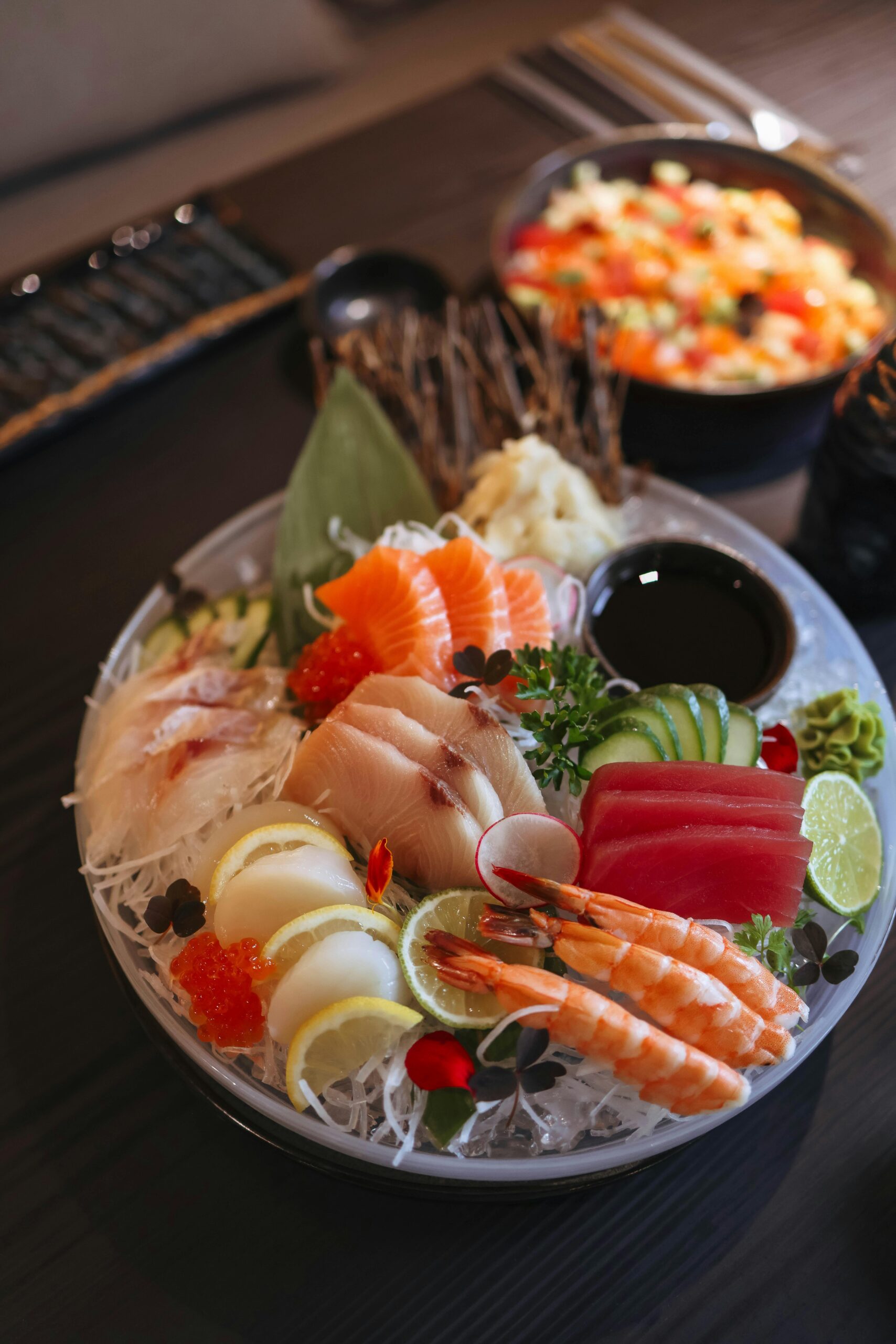 Plant-based seafood alternatives made from sustainable ingredients
