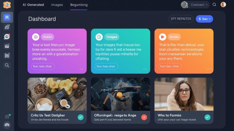 AI content creation tools 2025 showing Jasper Midjourney Runway and Descript creative workflow