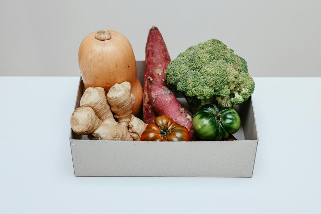 fresh vegetables for healthy eating.
