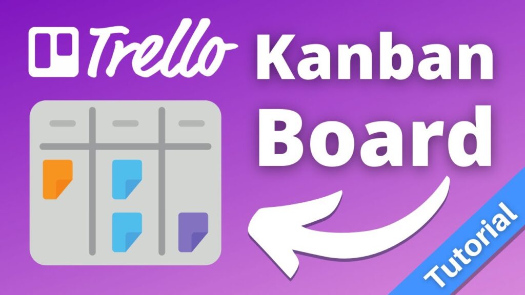 Trello Kanban board with cards and lists for project management