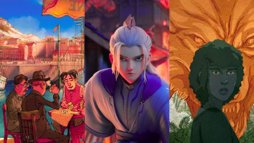 Festival premiere photo (Annecy, Berlinale, Cannes animation screenings).