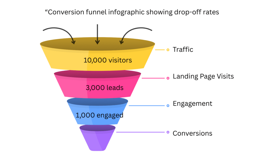 Conversion Funnel Infographic