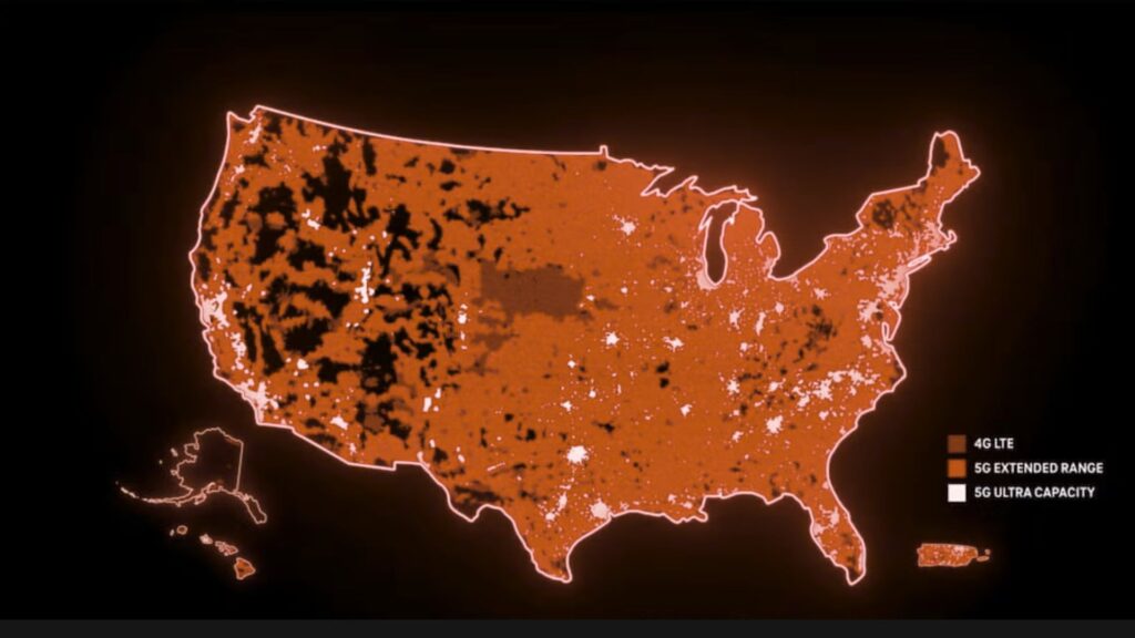 Visual representation of availability across the U.S.