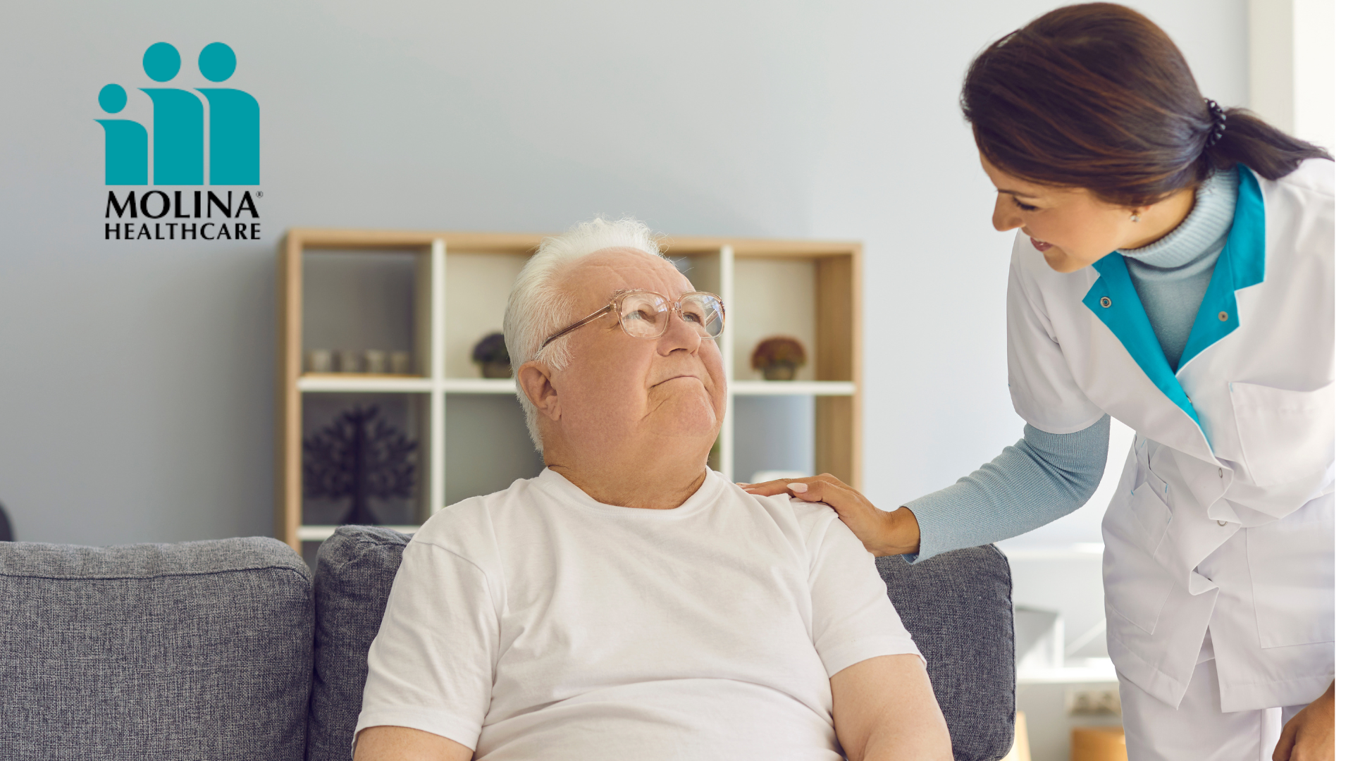 Senior using Molina Healthcare Medicare Advantage benefits.