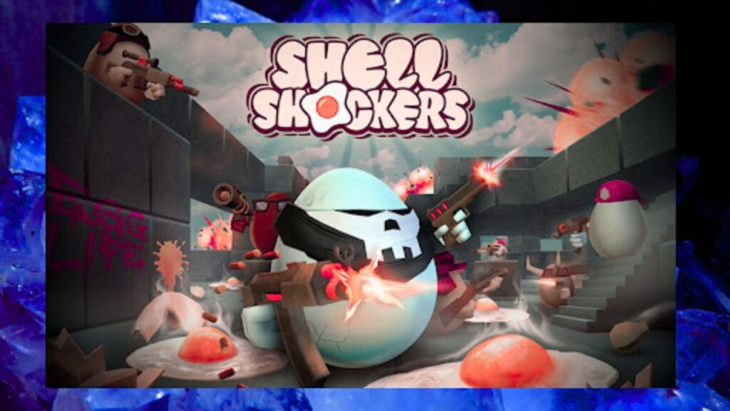 A collage of popular Crazy Games titles Shell Shockers,