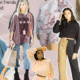2000s original Y2K outfits vs. 2025 modern recreations.
