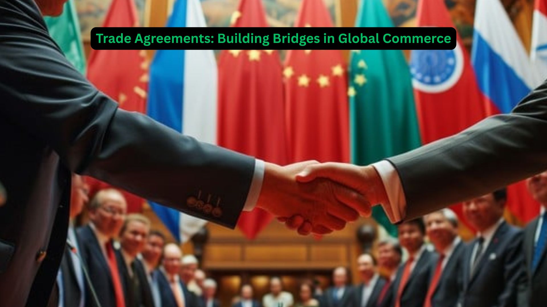 symbolic of bilateral/multilateral trade deals.