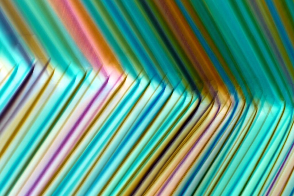 Colour wheel showing warm vs. cool colours.