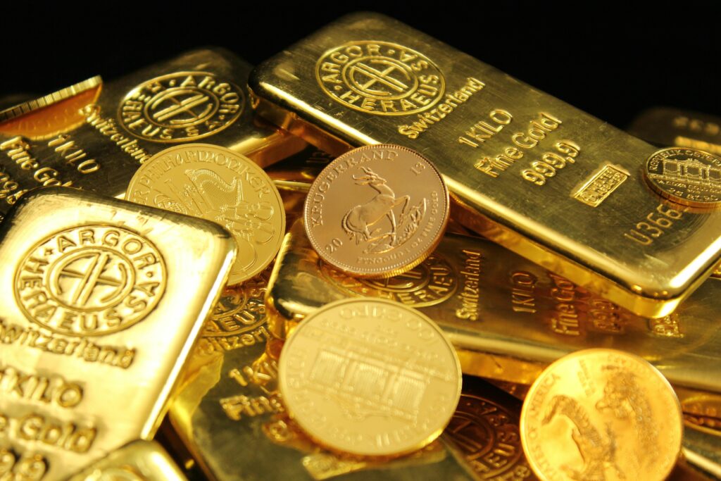 Gold Bars in Vault  symbolizing security and wealth preservation.