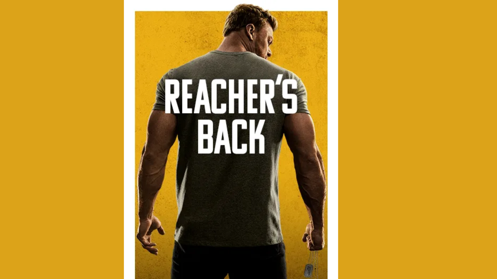 Jack Reacher Season 2 official poster featuring Alan Ritchson as Jack Reacher on Amazon Prime Video