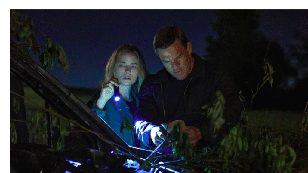 “Behind-the-scenes photo from Reacher Season 2 production set on Amazon Prime Video.