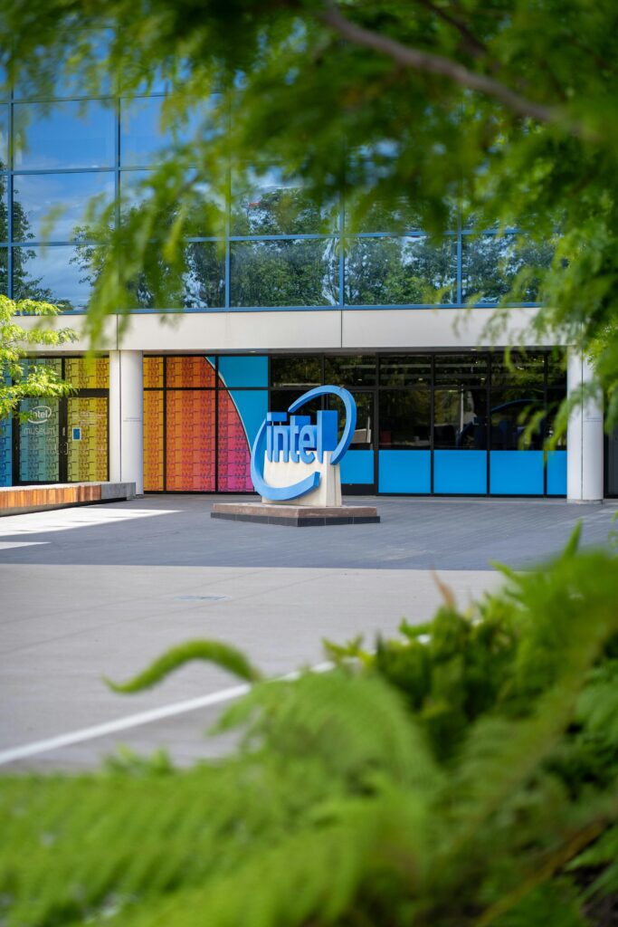 Vanguard headquarters logo and building.