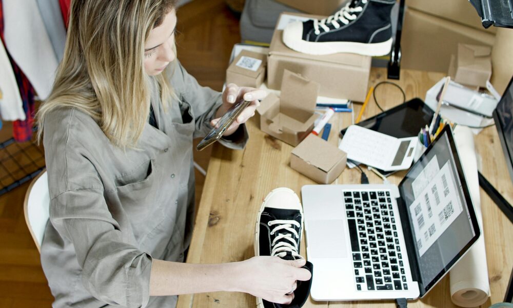 Modern small business workspace