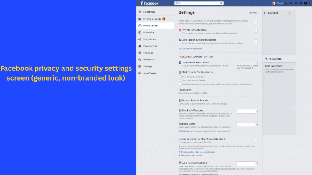 Reviewing Facebook privacy and security settings after account compromise