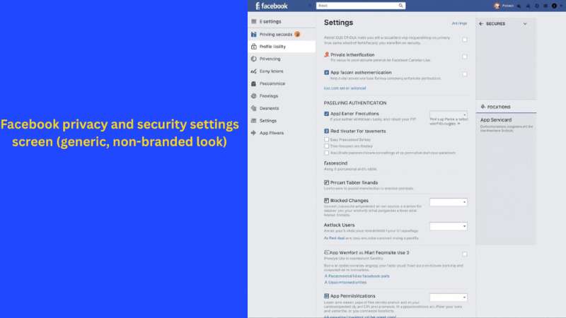 Reviewing Facebook privacy and security settings after account compromise